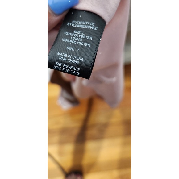 Trixxi Womens Formal Glitter Dress Size 7 Pink Prom Sparkle‎ Barbie Long - Picture 11 of 13